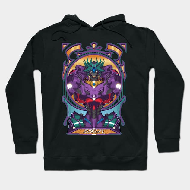 Broly Mecha with art noveau style Hoodie by ruangsempit